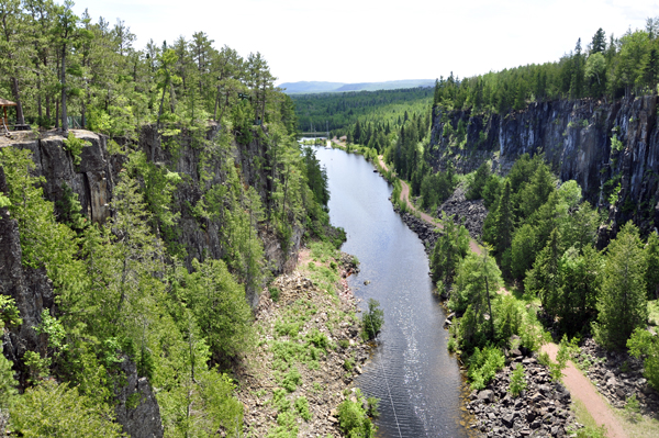 View from the bridge